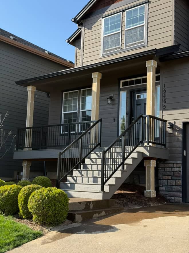 Custom railing and stairs